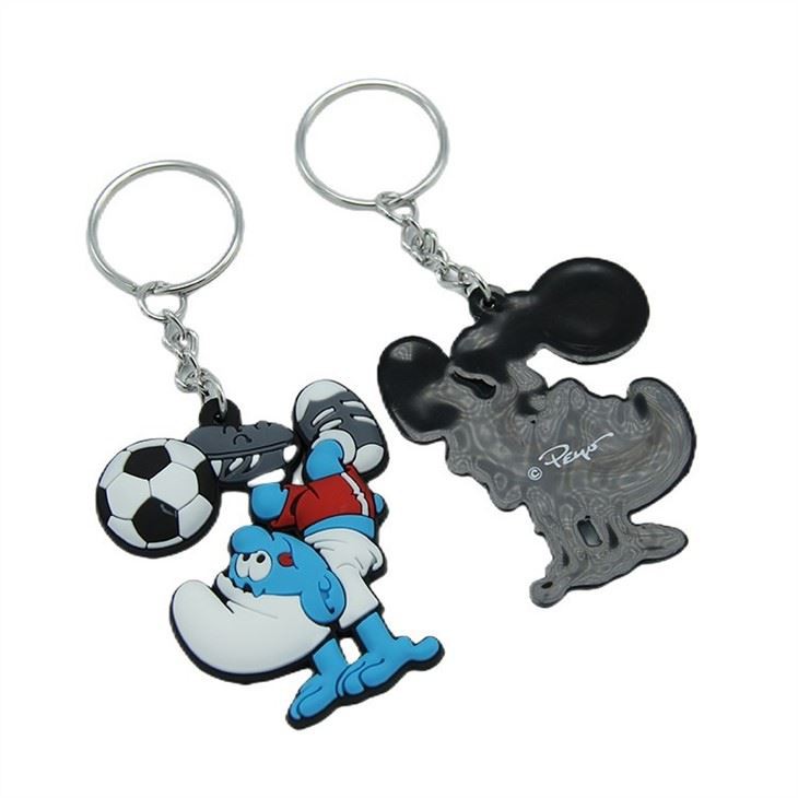 Promotional Gifts 2D Soft PVC Keychain