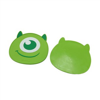 Linda base para copos de café em PVC macio 3D